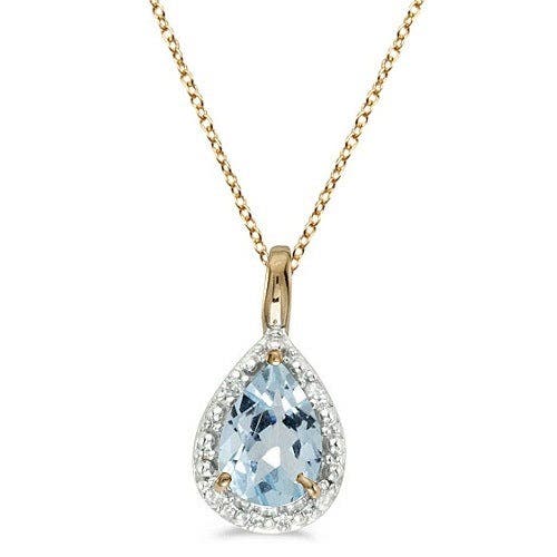 0.60ct, Aqua,Yellow Gold