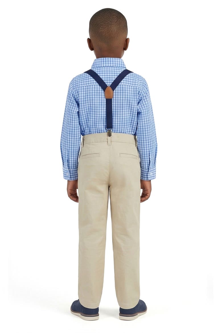 Kids' 4-Piece Dapper Suspender & Bow Tie Outfit Set, Alternate, color, LIGHT BLUE
