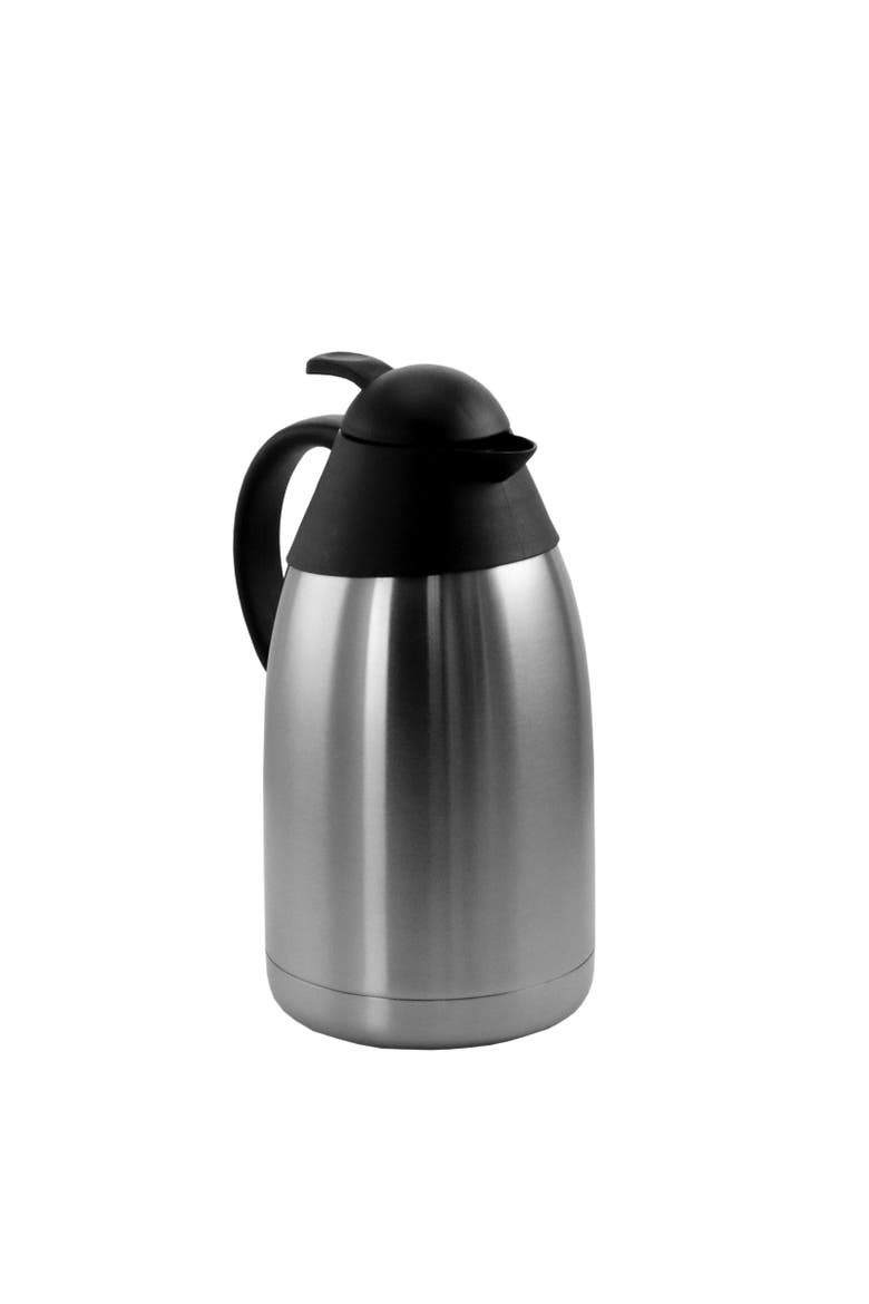 2.11 Quart Stainless Steel Thermal Beverage Carafe for Coffee and Tea, Alternate, color, Silver