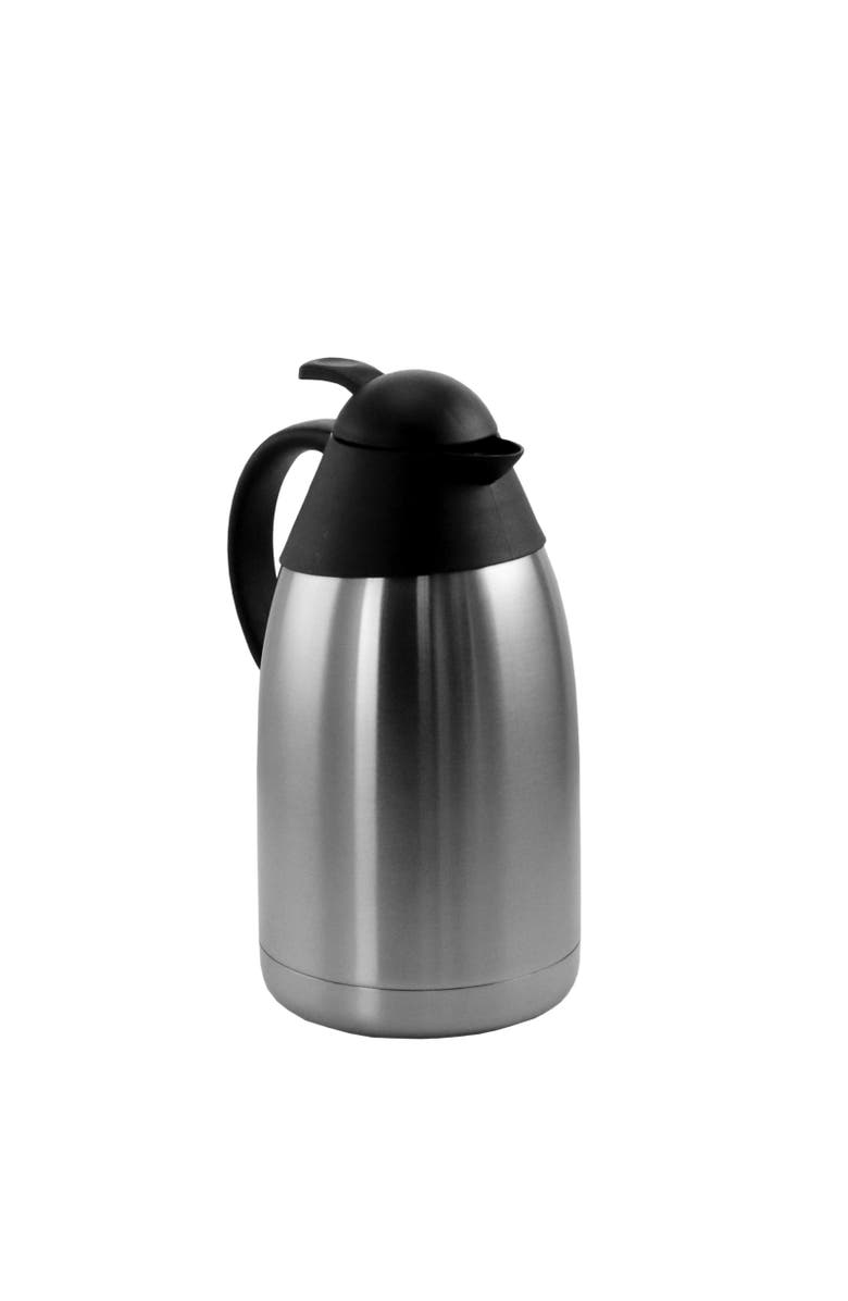 Megachef 2.11 Quart Stainless Steel Thermal Beverage Carafe for Coffee and Tea, Alternate, color, Silver