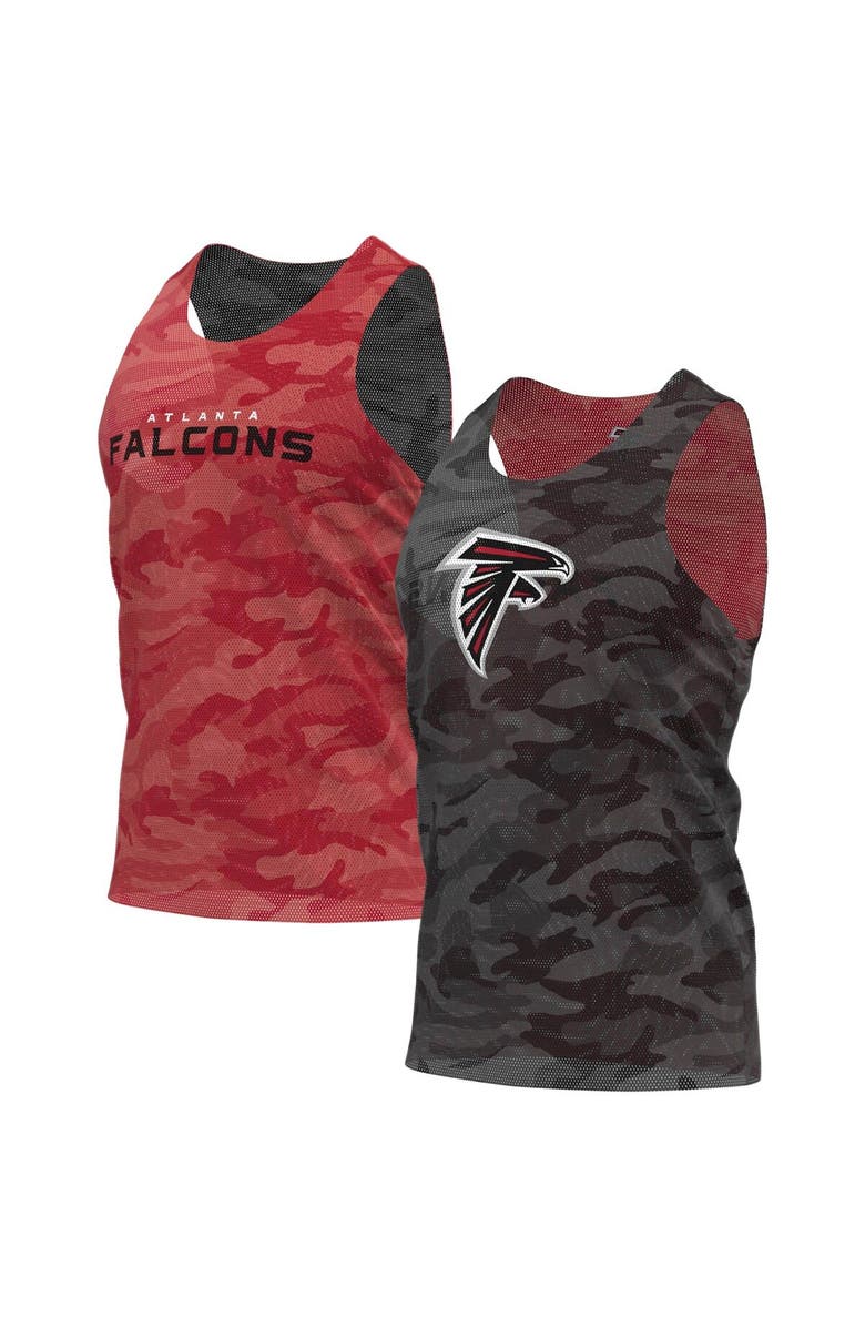 FOCO Men's FOCO Red/Gray Atlanta Falcons Reversible Mesh Tank Top, Main, color, 