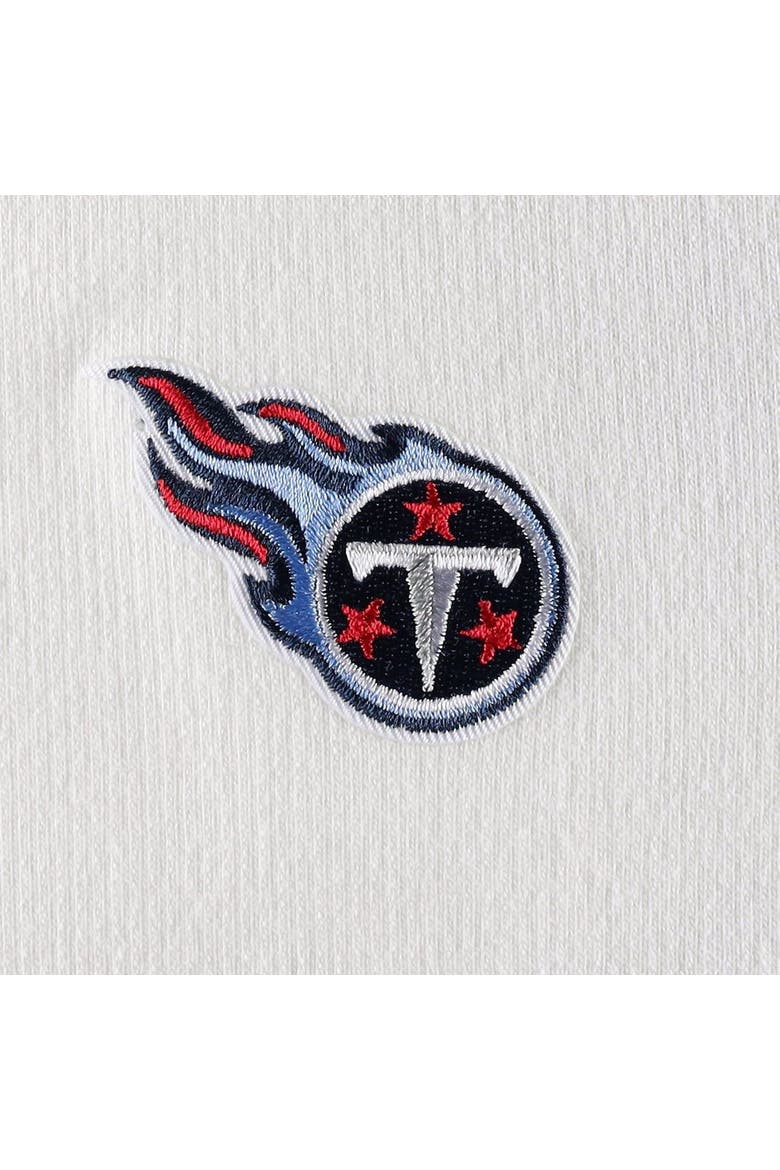 Women's Antigua Cream/Navy Tennessee Titans Avenue Raglan Pullover Sweatshirt, Alternate, color, Cream