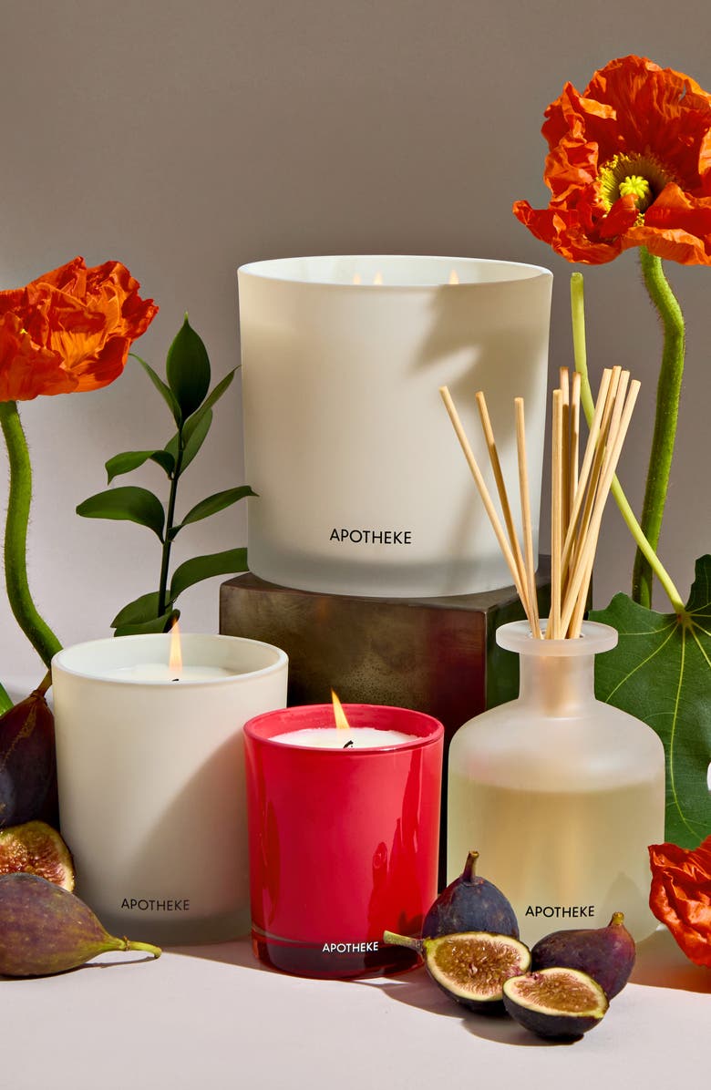 APOTHEKE Fig & Olive Leaf Petite Scented Candle, Alternate, color, 