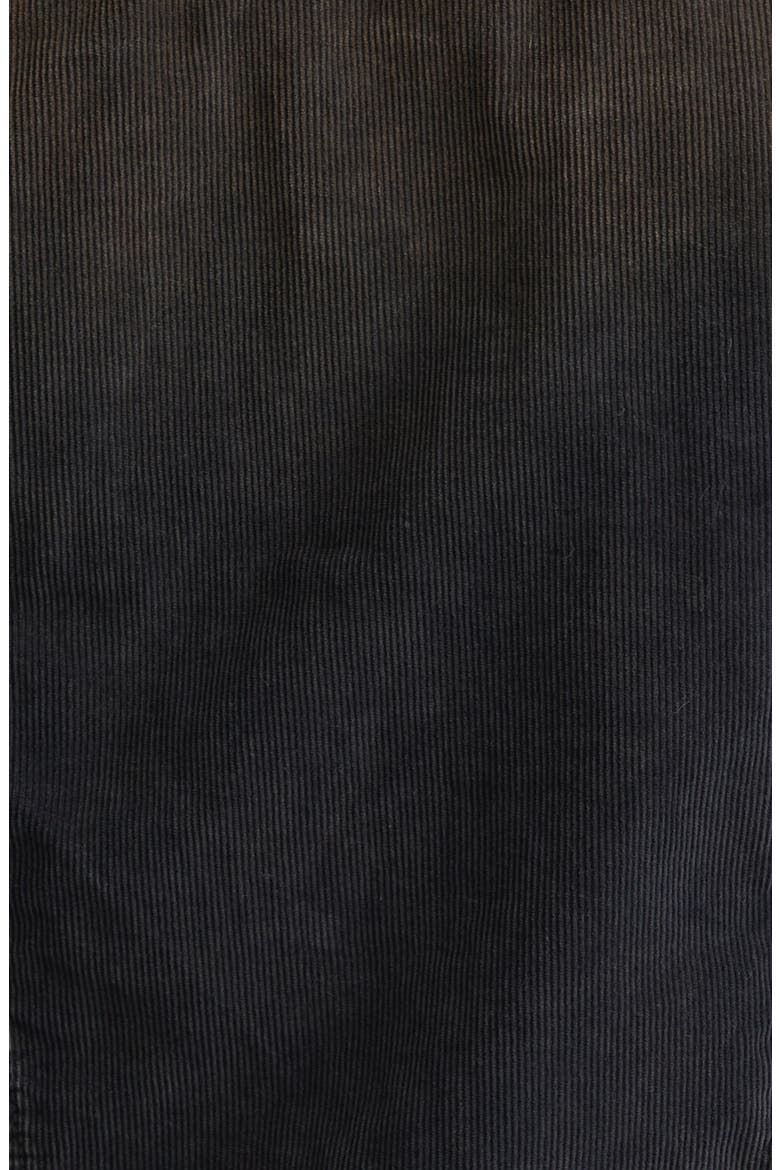 Rye Organic Cotton Corduroy Trucker Jacket, Alternate, color, BLACK