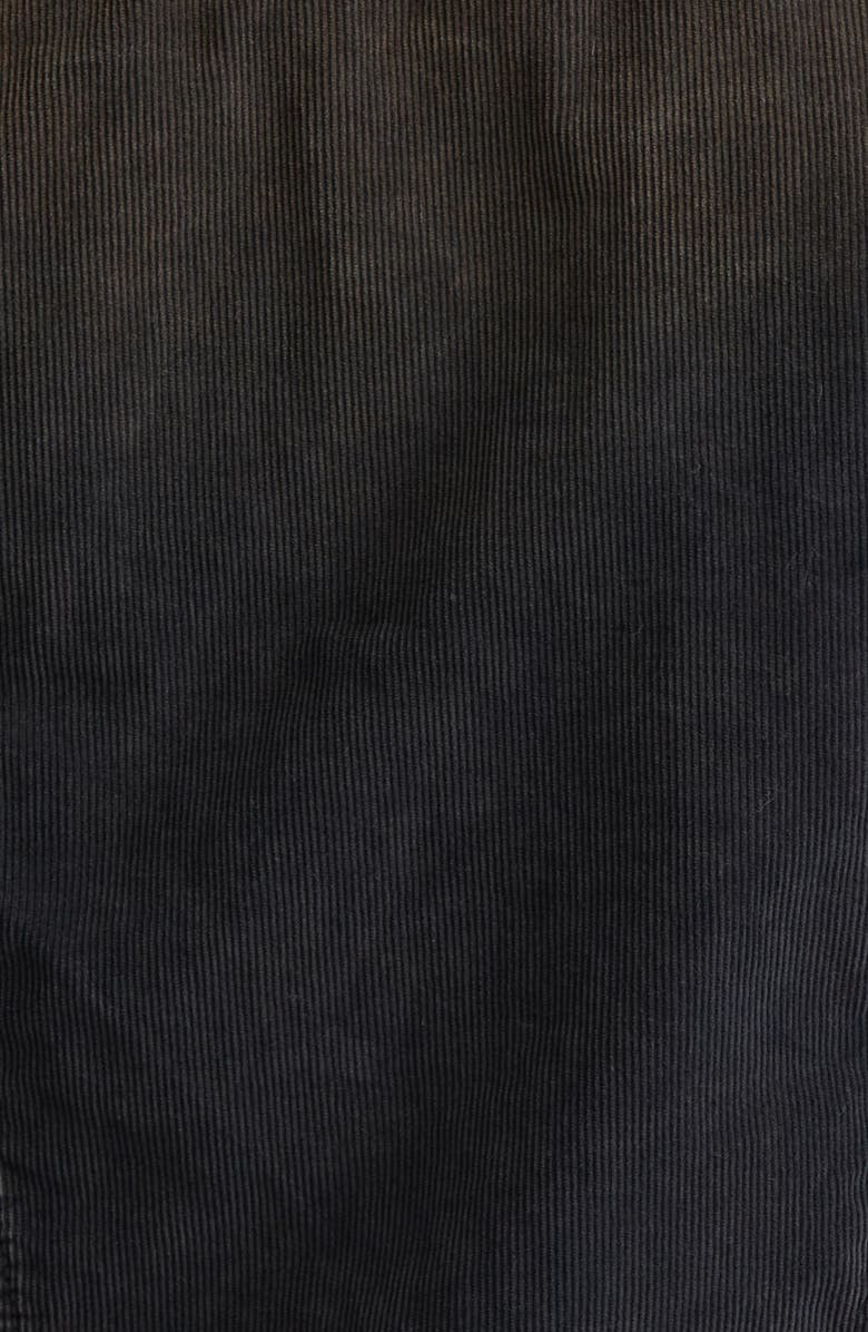 Acne Studios Rye Organic Cotton Corduroy Trucker Jacket, Alternate, color, Black