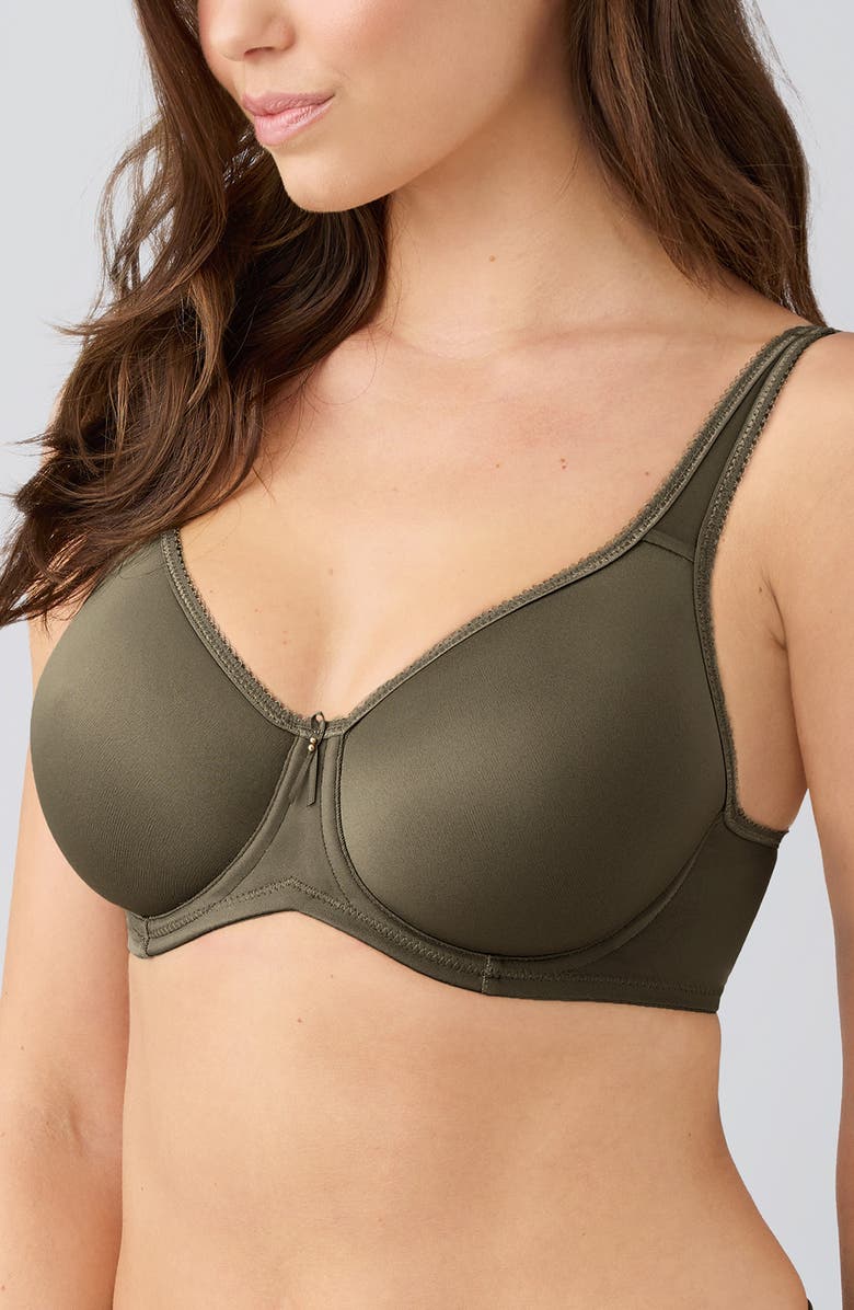 Wacoal Basic Beauty Spacer Underwire T-Shirt Bra, Alternate, color, Bungee Cord