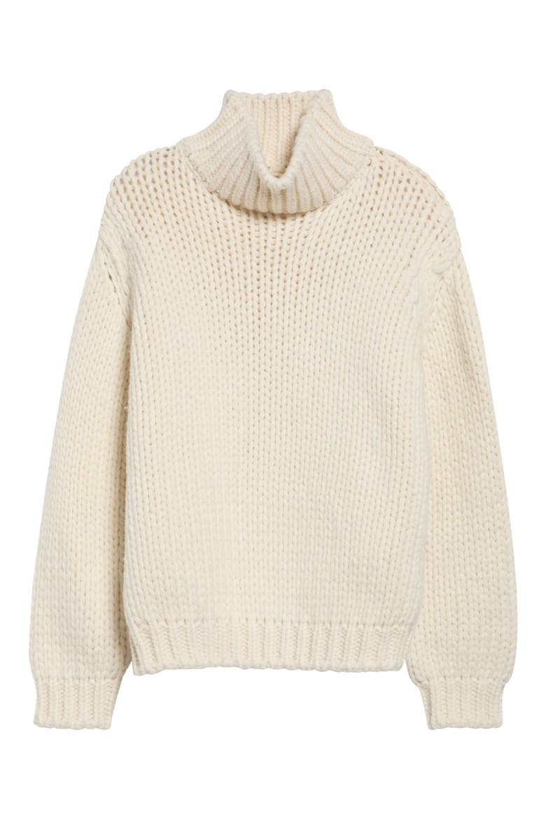 Bruno Wool Blend Turtleneck Sweater, Alternate, color, NATURAL