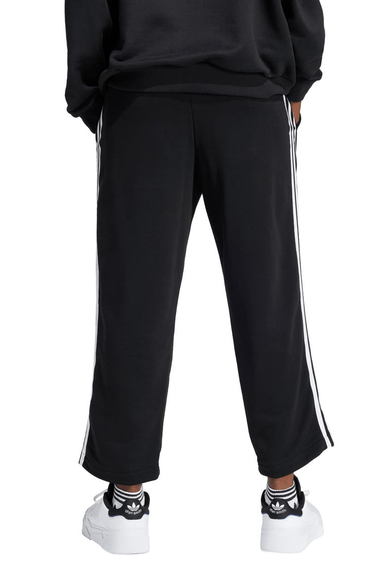 Open Hem Loose Ankle Joggers, Alternate, color, BLACK