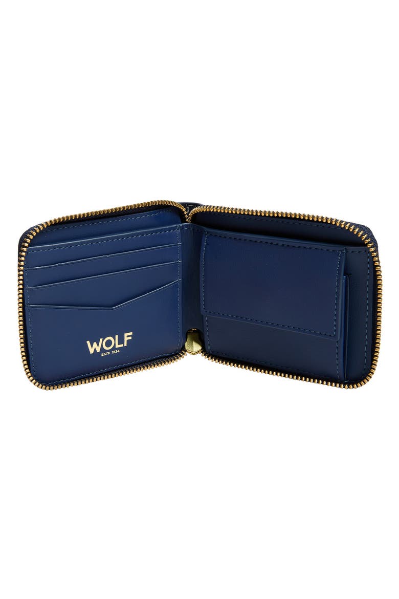 Signature Zip Wallet, Alternate, color, Blue