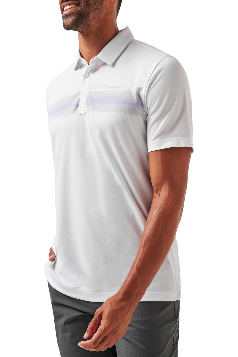 Day Pass Chest Stripe Polo, Alternate, color, WHITE