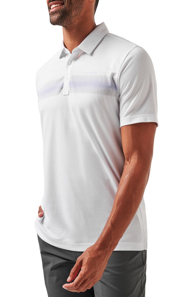 TravisMathew Day Pass Chest Stripe Polo, Alternate, color,
