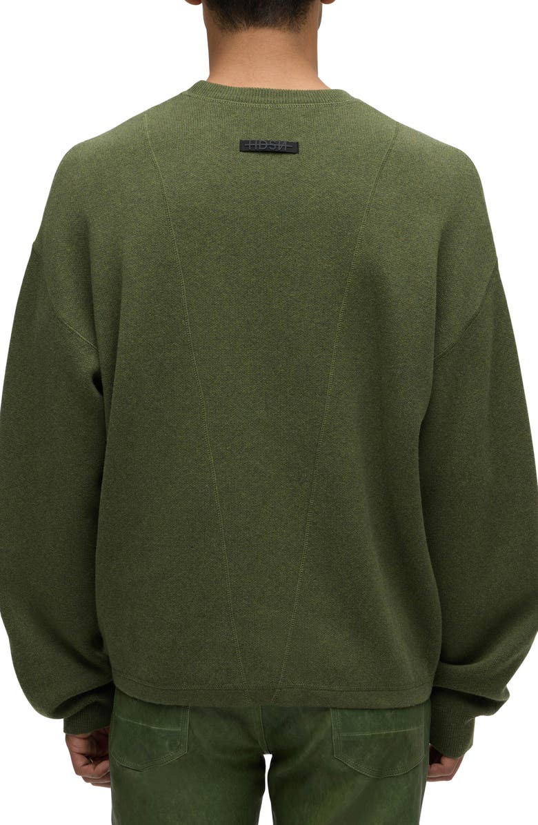 Hudson Jeans Cotton & Cashmere Crewneck Sweater, Alternate, color, 
