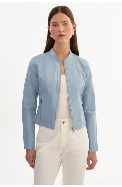 Chapin | Reversible Leather Bomber