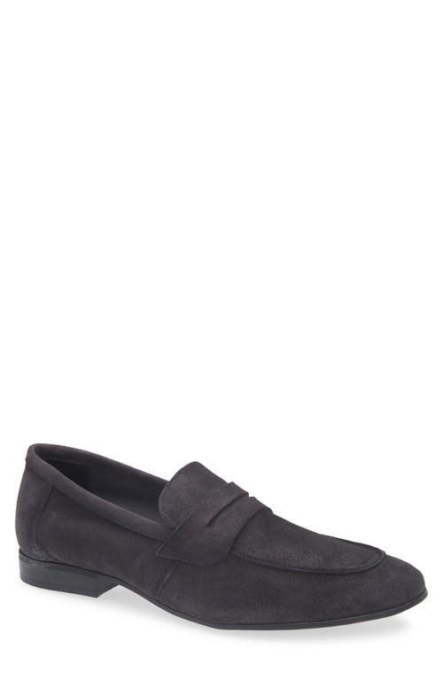 Nordstrom Knox Flexible Penny Loafer In Black