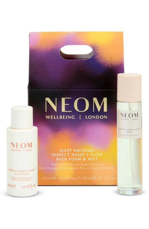 Neom Wellbeing Sleep Saviors Set $32 Value In Neutral