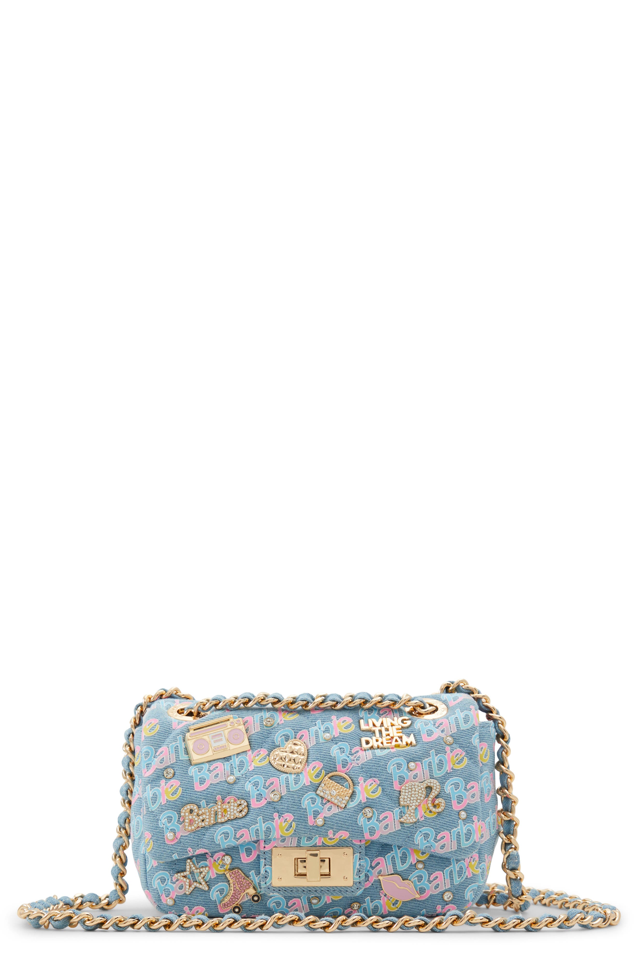 ALDO x Barbie<sup>®</sup> Quilted Shoulder Bag, Main, color, 