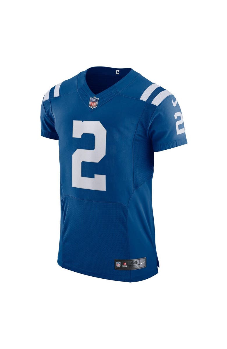 Nike Men's Nike Carson Wentz Royal Indianapolis Colts Vapor Elite Player Jersey, Alternate, color, 
