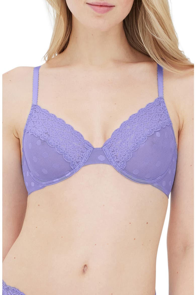Dare Unlined Underwire Bra, Main, color, PERIWINKLE