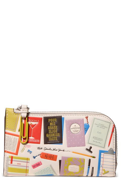 page turner bestsellers print leather wallet