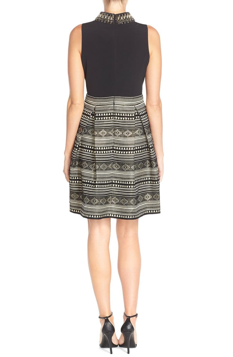 Vince Camuto Fit & Flare Dress, Alternate, color, 