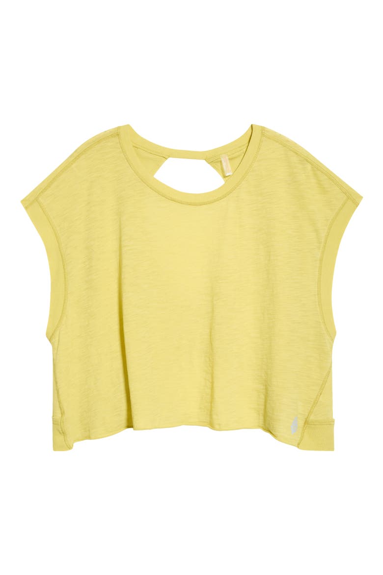 FP Movement My Tee Time Open Back T-Shirt, Main, color, HONEYDEW