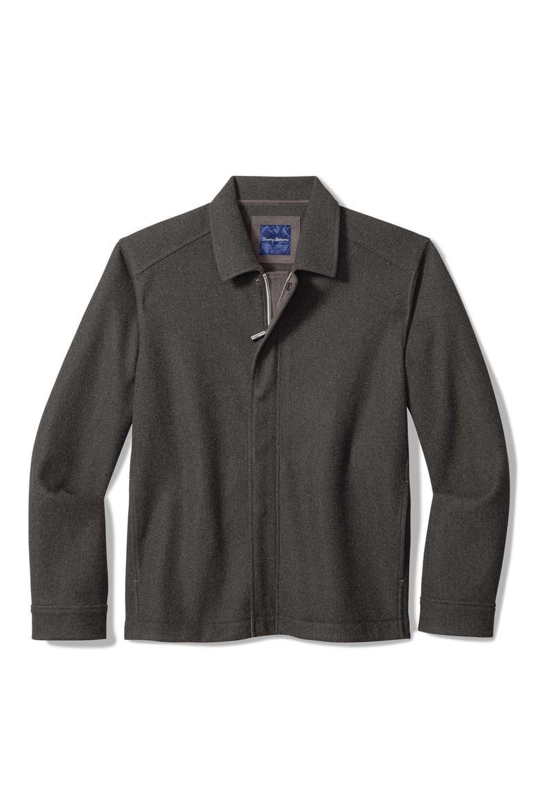 Silver Lake Bomber Jacket, Main, color, COAL HEATHER