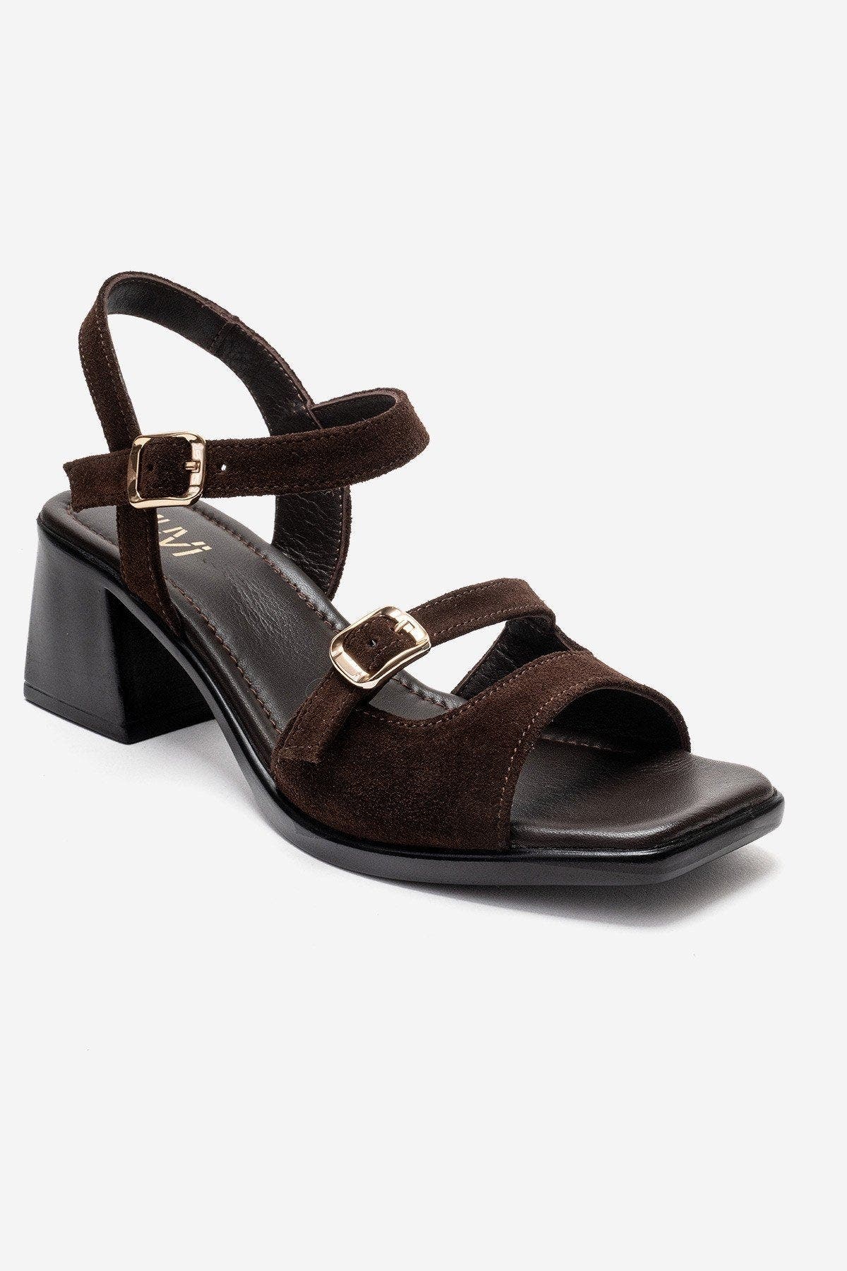 Forever & Always Shoes Yolen Leather Block Heel Sandal, Alternate, color, 