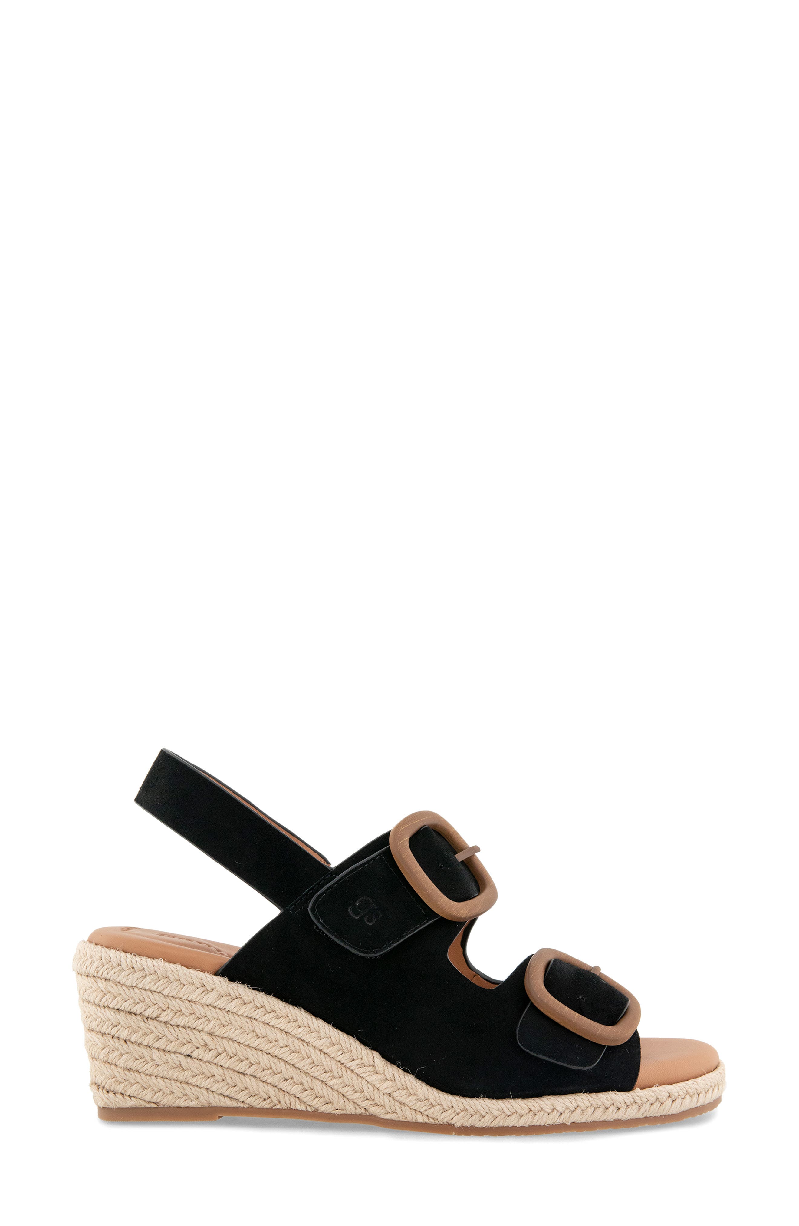 Gentle Souls Greca Espadrille Slingback Platform Wedge Sandal, Alternate, color, 