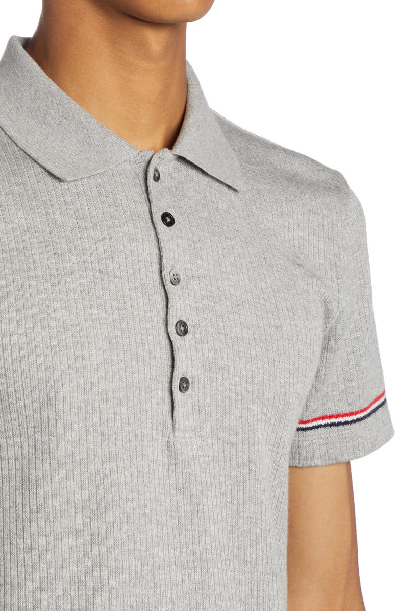 Thom Browne Rib Polo, Alternate, color, 