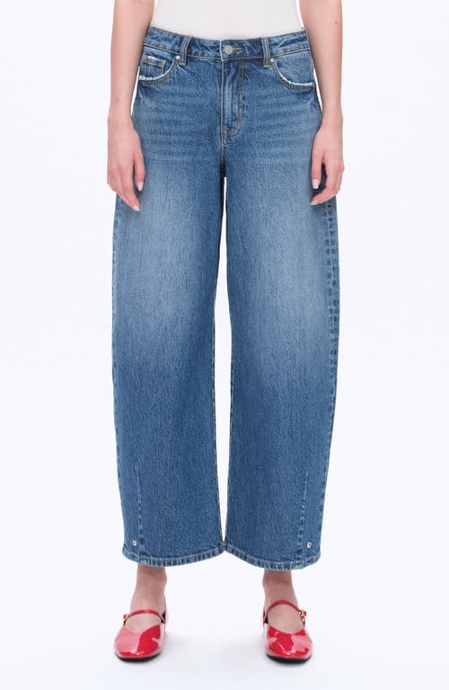 Bayeas Mid Rise Balloon Jeans In Blue