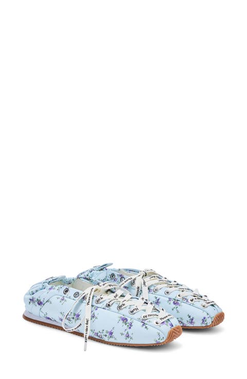 Sporty Lace-Up Ballerina Flat (Women)