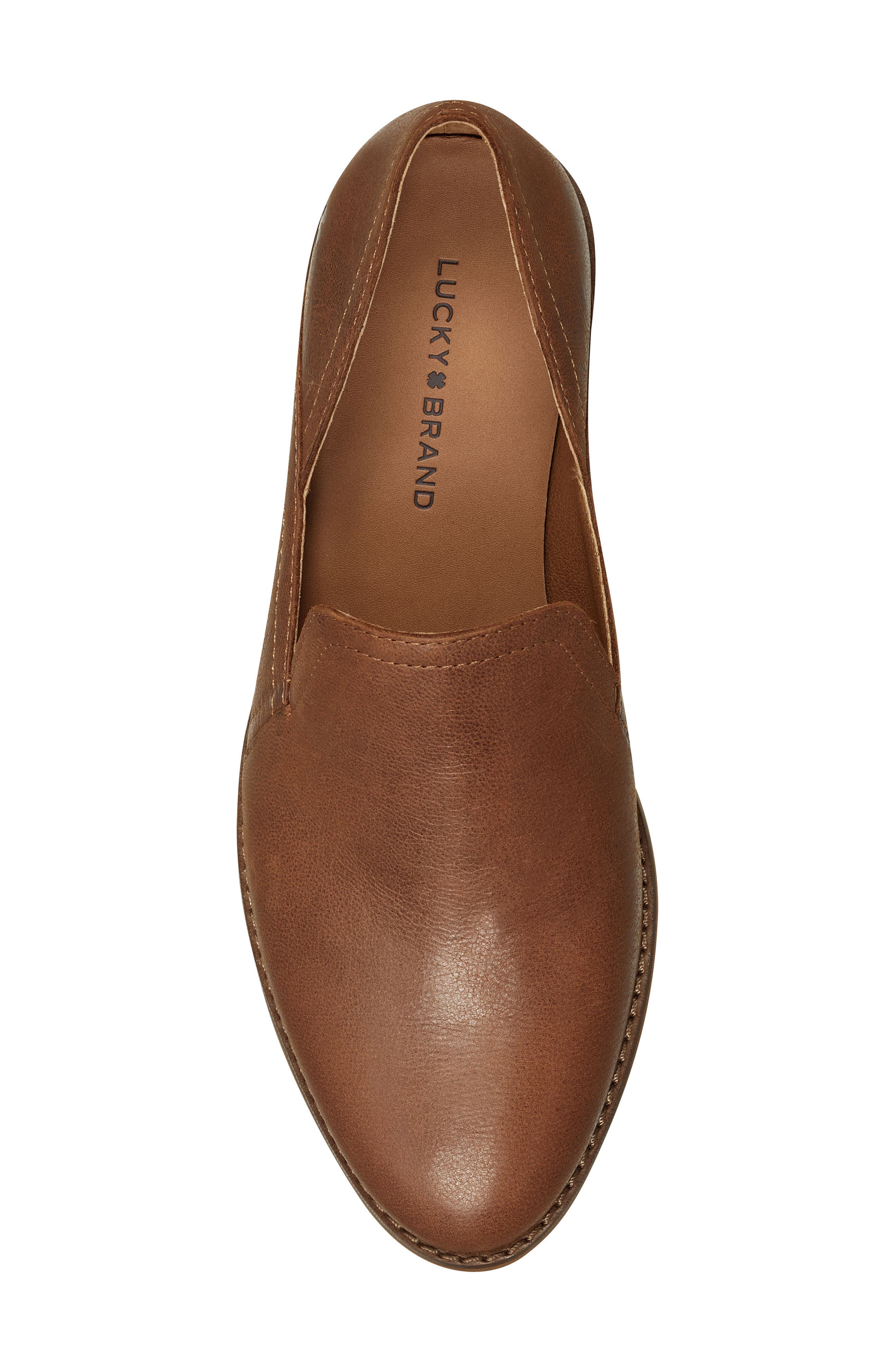 Lucky Brand Ellopy Flat, Alternate, color, Ginger