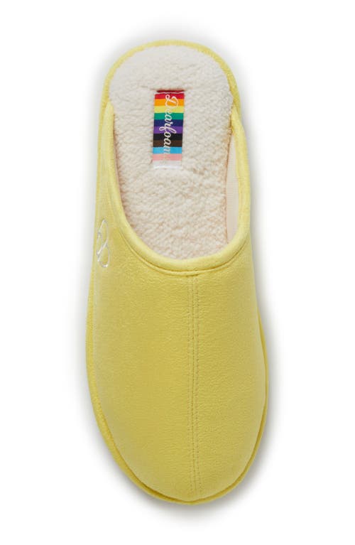Dearfoams Riley Pride Scuff Slipper In Yellow