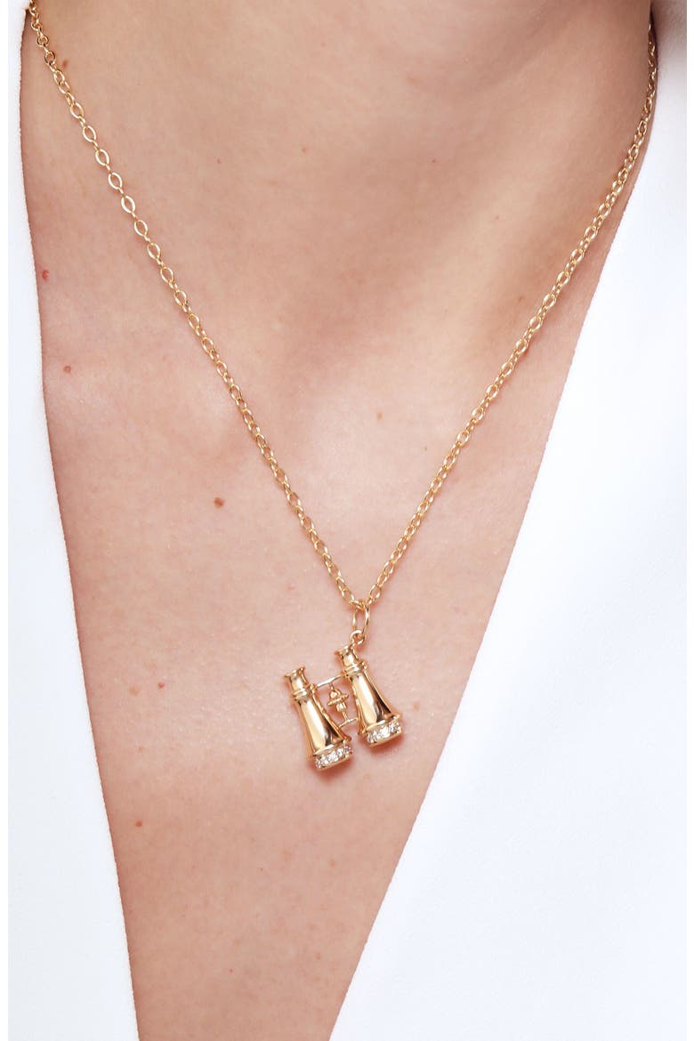 Star Gazer Pendant, Alternate, color, Yellow Gold