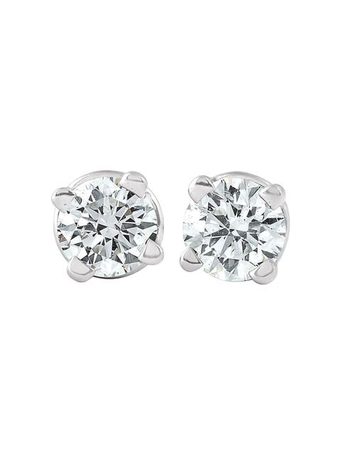1/4 Ct TW Small Diamond Studs 14k Gold Lab Grown