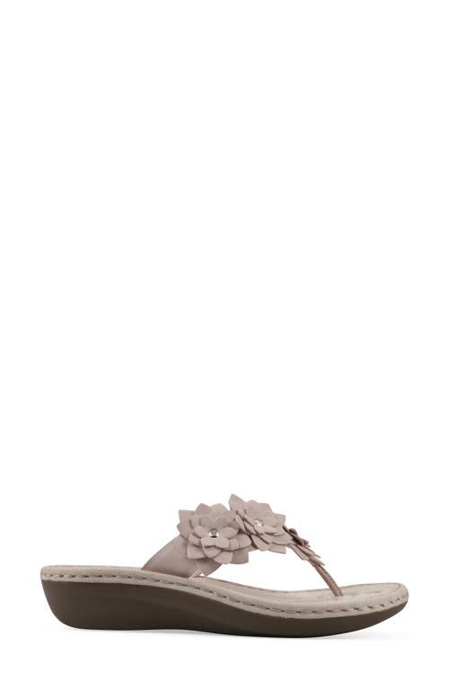 Cliffs By White Mountain Content Wedge Sandal In Light Pink Smooth