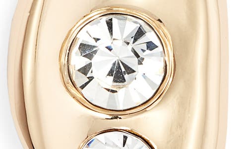 Open Edit Cubic Zirconia Pendant Necklace In Gold