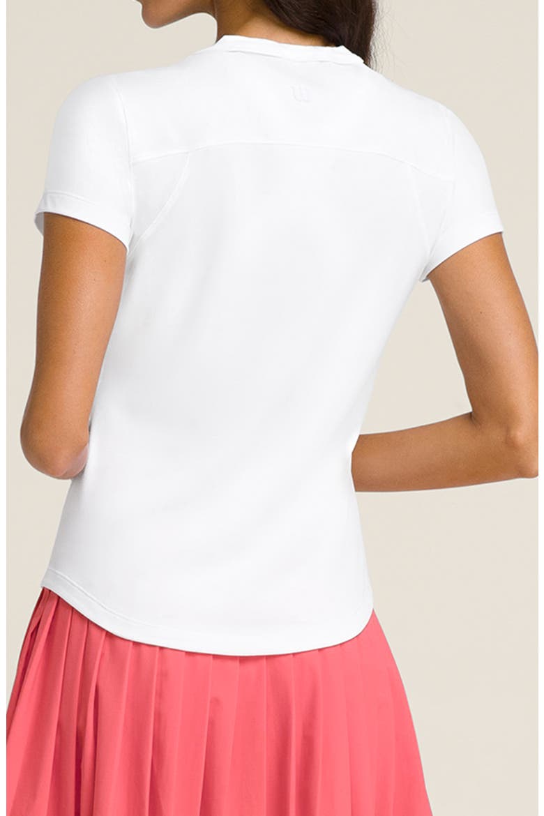 All Day Moisture Wicking Performance Tee, Alternate, color, BRIGHT WHITE