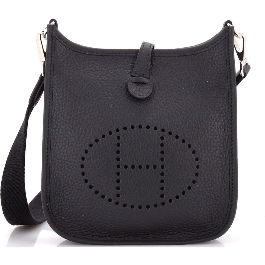 Pre-owned Hermes Hermes Evelyne Bag Gen Iii Clemence Tpm In Black
