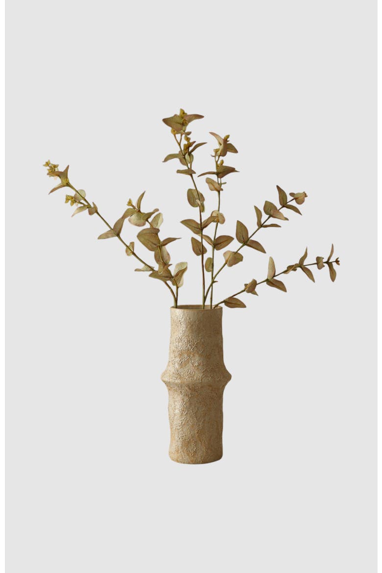 White Eucalyptus Leaves, Alternate, color, White