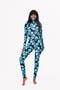 selected Aqua Bloom Black