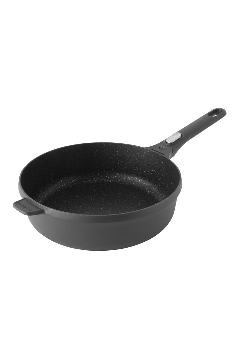 Black Gem 4.6 Quart Covered Saute Pan, Main, color, BLACK