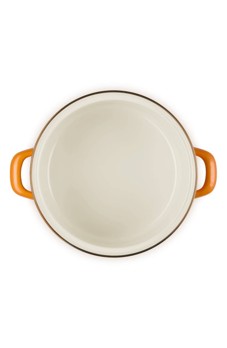 Le Creuset The Traditional Enameled Stainless Steel Petite Stockpot, Alternate, color, Persimmon