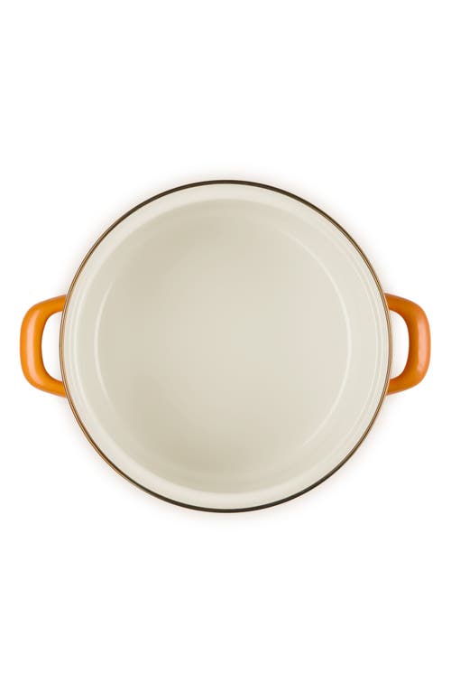 Le Creuset The Traditional Enameled Stainless Steel Petite Stockpot In Brown