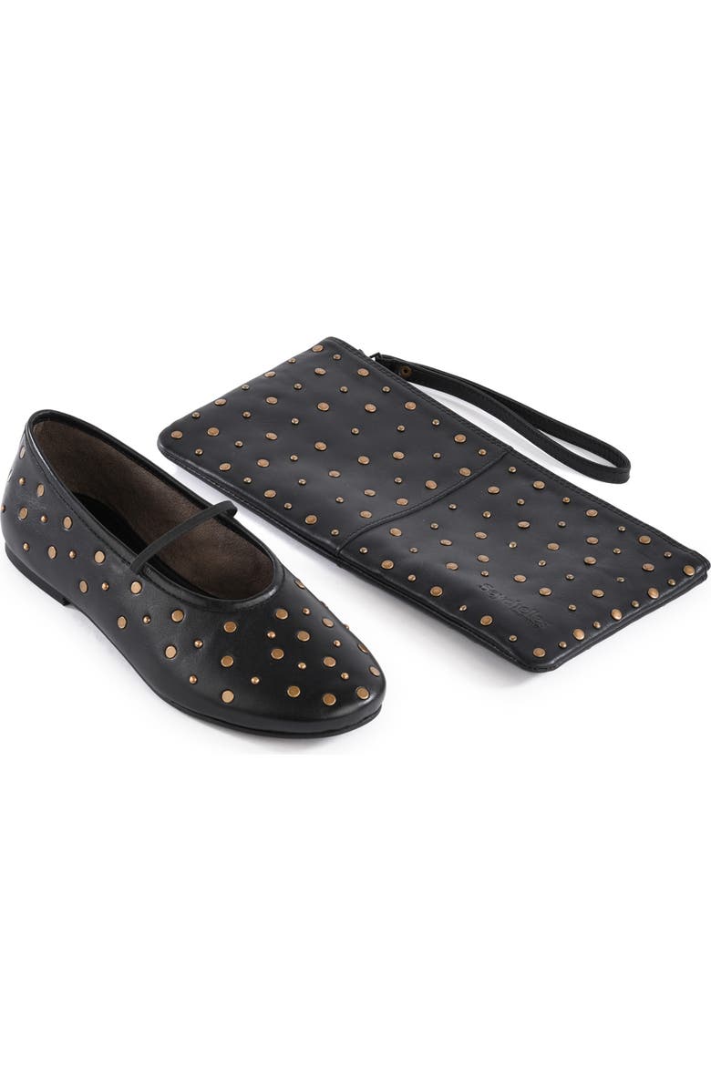Seychelles Neon Moon Stud Mary Jane Flat, Alternate, color, Black