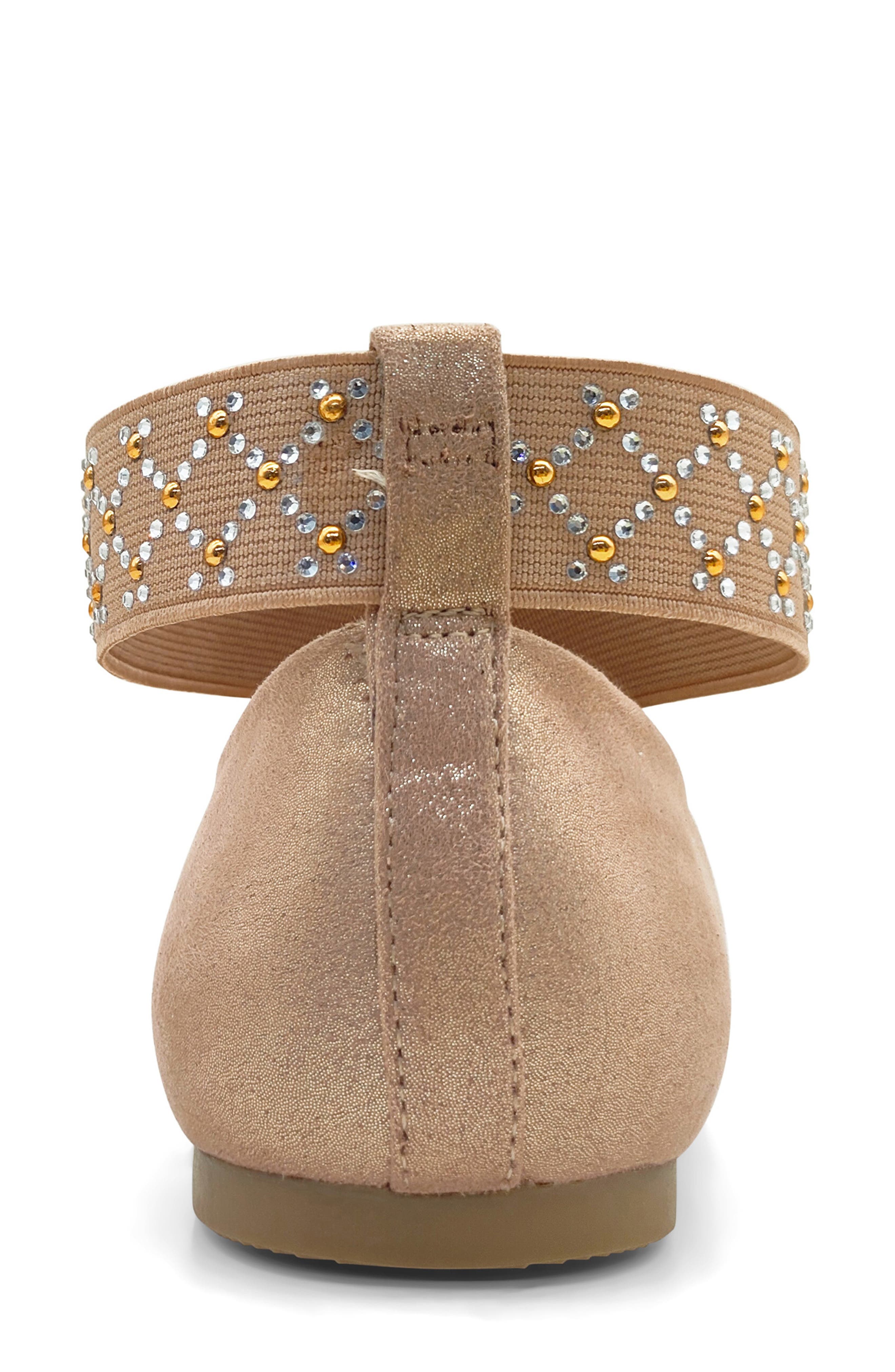 Reaction Kenneth Cole Elizabeth Elastic Strap Ballet Flat, Alternate, color, Fawn Micro