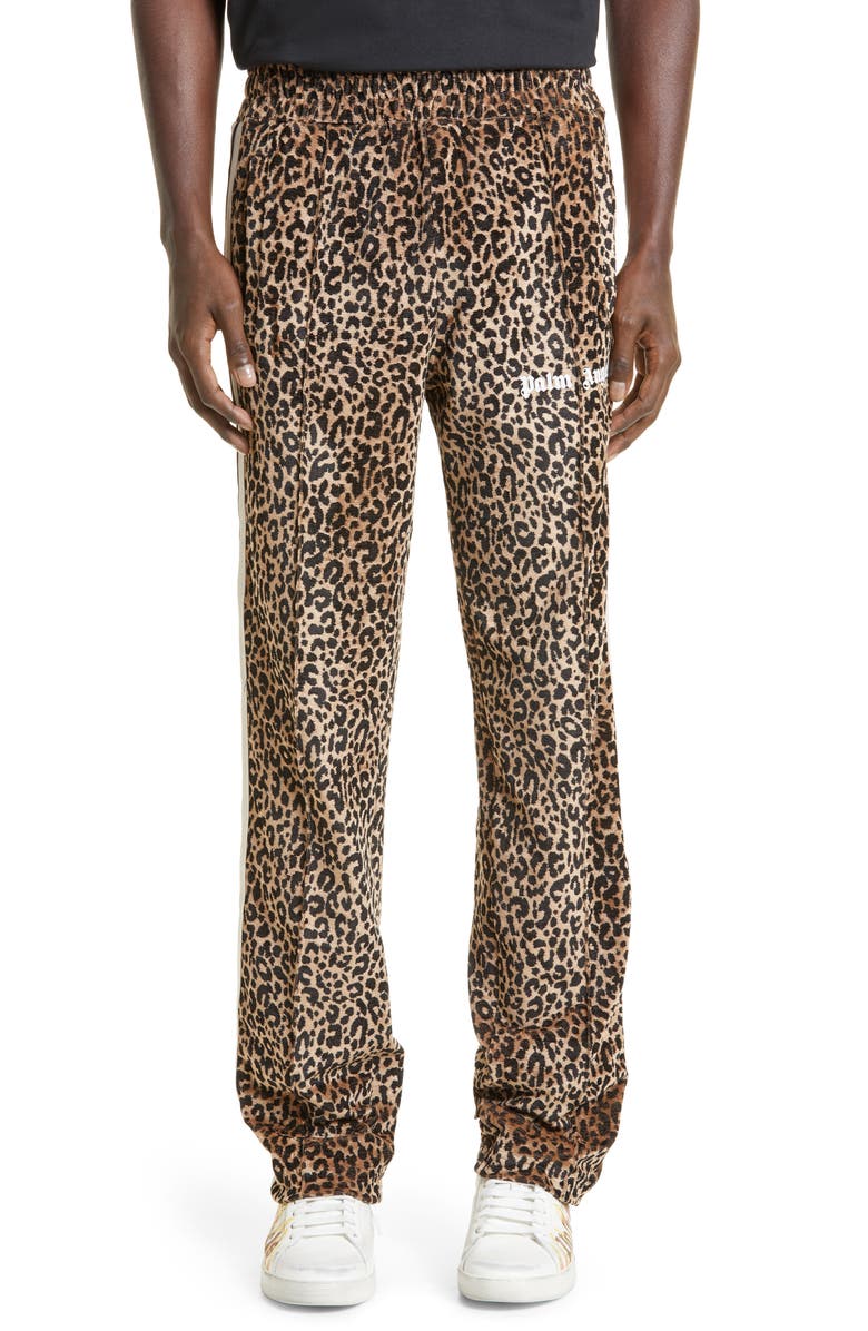 Palm Angels Animal Print Track Pants, Main, color, 