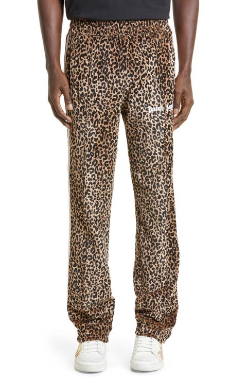 Animal Print Track Pants