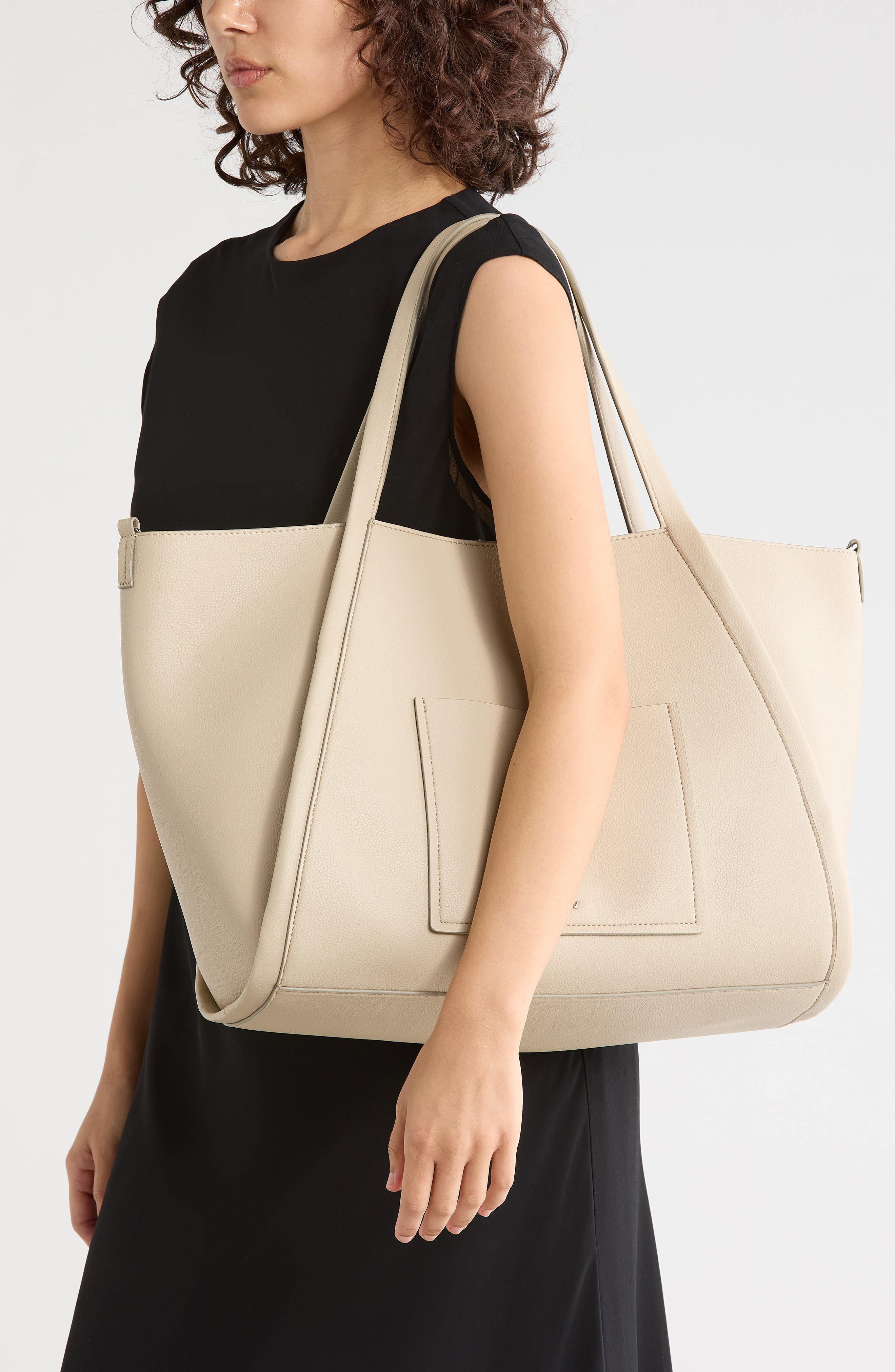 Victoria Tote Bag, Alternate, color, LIGHT TAUPE