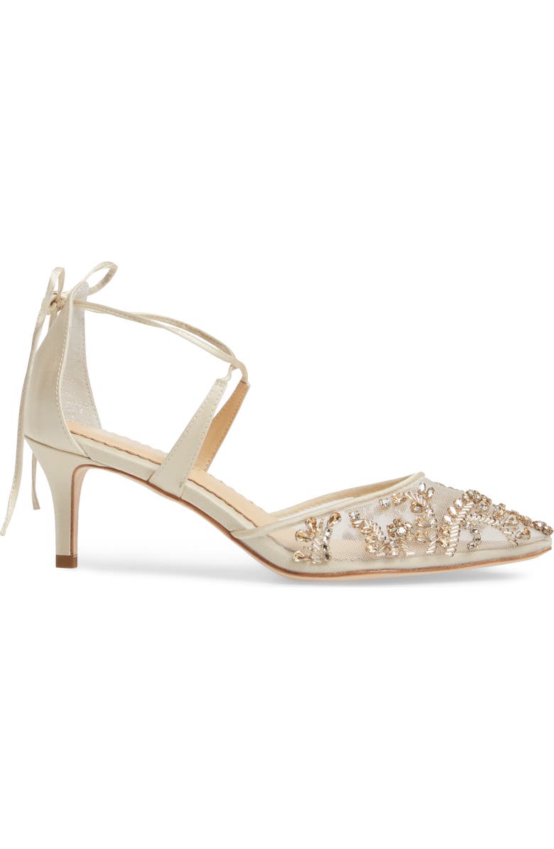 Bella Belle Frances Embellished Kitten Heel Pump, Alternate, color,